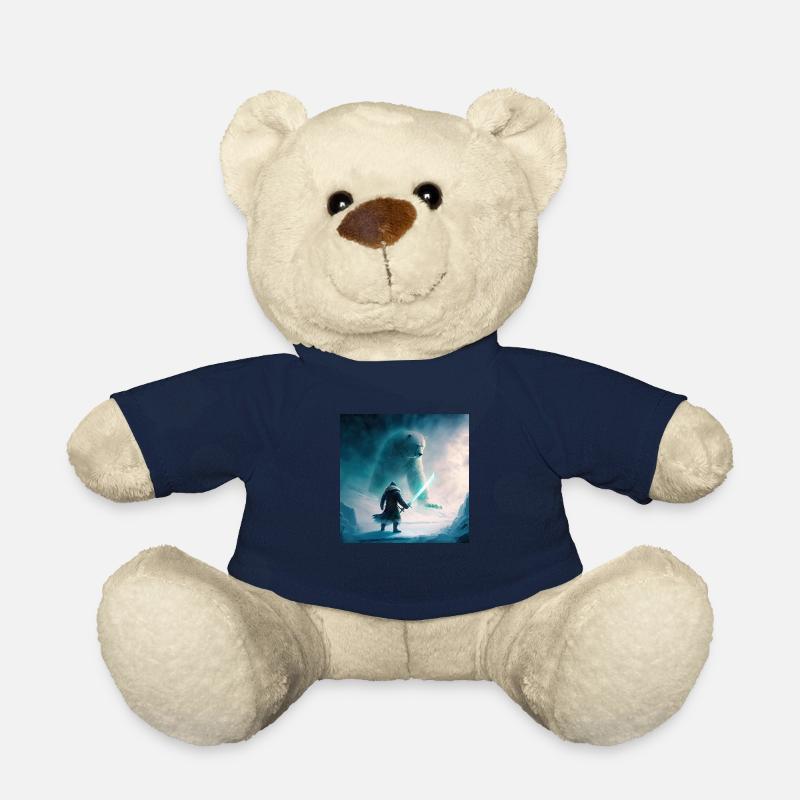 Samouraï contre ours - Nounours - bleu marine