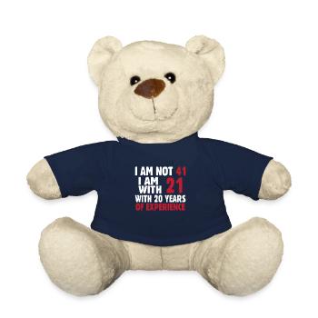 41 Geburtstag Mann Ich Bin Nicht 41 Ich Bin 21 - Teddy - French Navy - Vorne