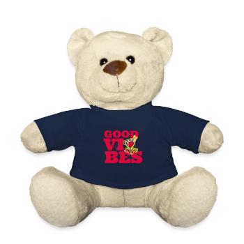 Bonnes vibrations - Nounours - bleu marine - Devant