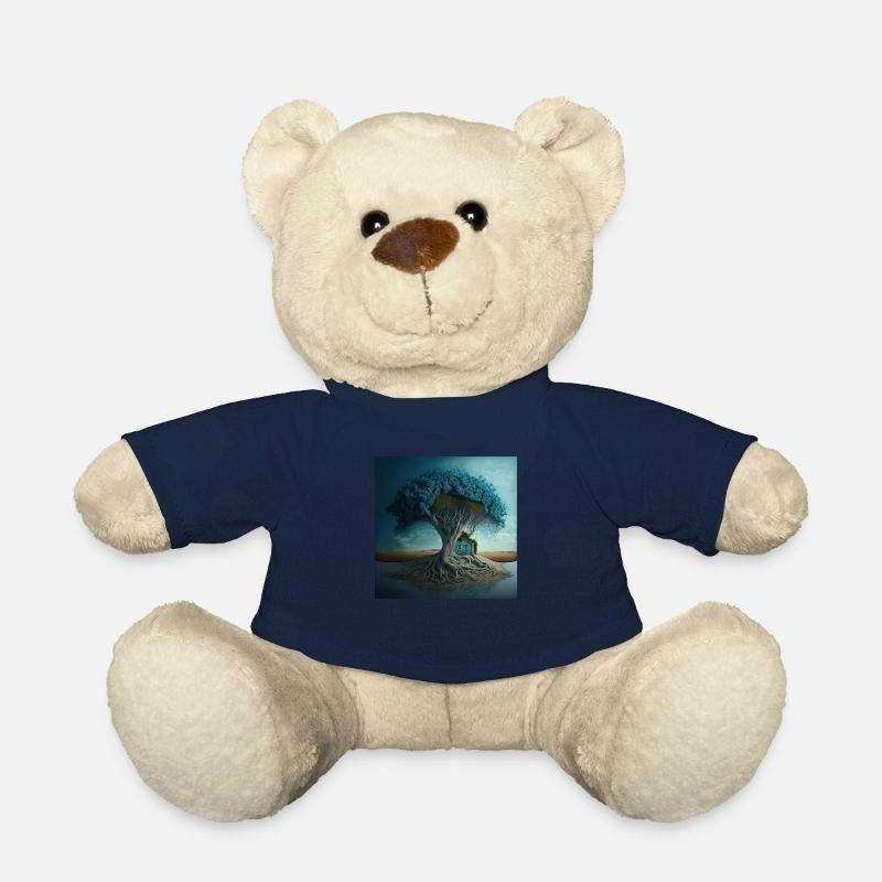 arbre zen n°4 - Nounours - bleu marine