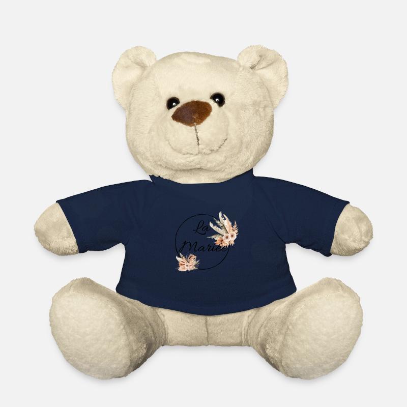 La mariée floral - Nounours - bleu marine