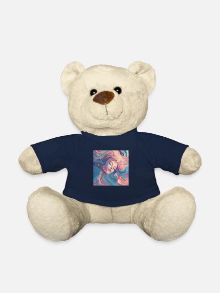 izup2u dreaming girl - Teddy Bear - french navy