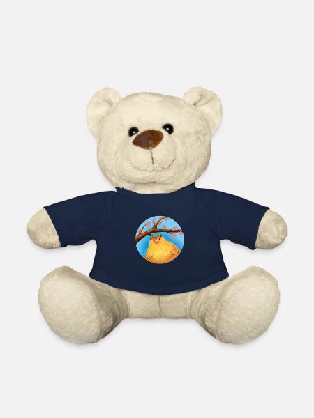 Poussins de printemps - Nounours - bleu marine