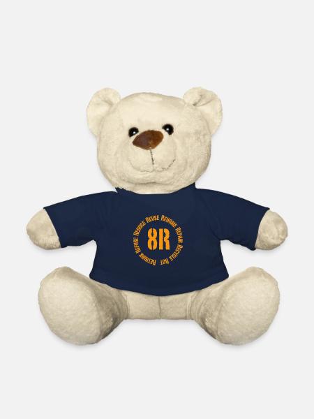 Recyclage 8R - Nounours - bleu marine