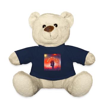 Only with you - Teddy Bear - french navy - Front