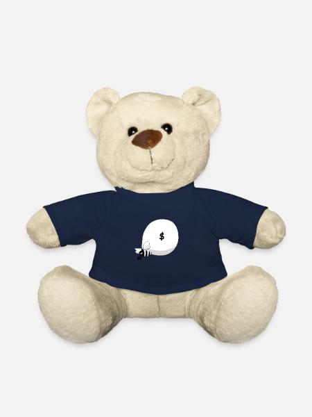 Bee & Hold-Up - B&W - Teddy Bear - french navy