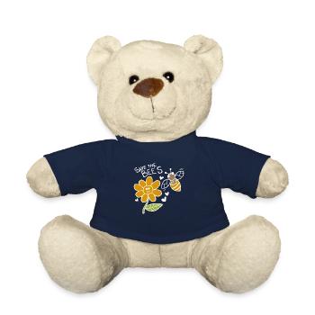Save The Bees - Teddy Bear - french navy - Front