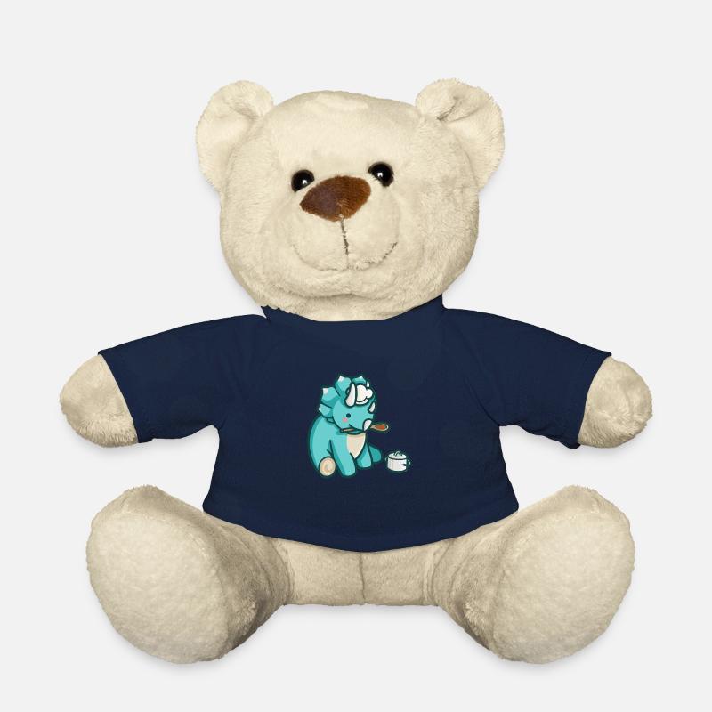 Hugadino Chef Dino, Dinosaure mignon - Nounours - bleu marine