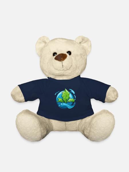 Eco: Wasser & Blatt - Teddy - French Navy