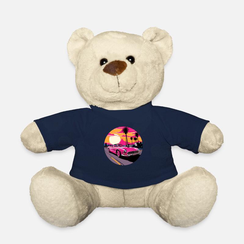 Cabrio in Pink - Teddy - French Navy