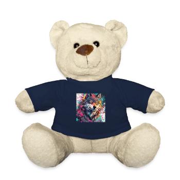 Urban wolf - Teddy Bear - french navy - Front