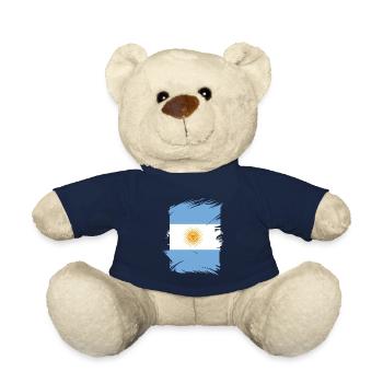 Drapeau de l’Argentine Amérique du Sud Drapeau de l’Argentine - Nounours - bleu marine - Devant
