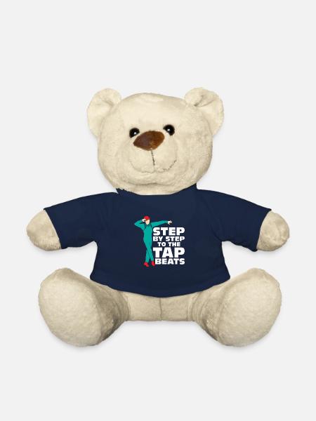 Pas à pas vers les Tap Beats Tap Dance Tap Dancer - Nounours - bleu marine