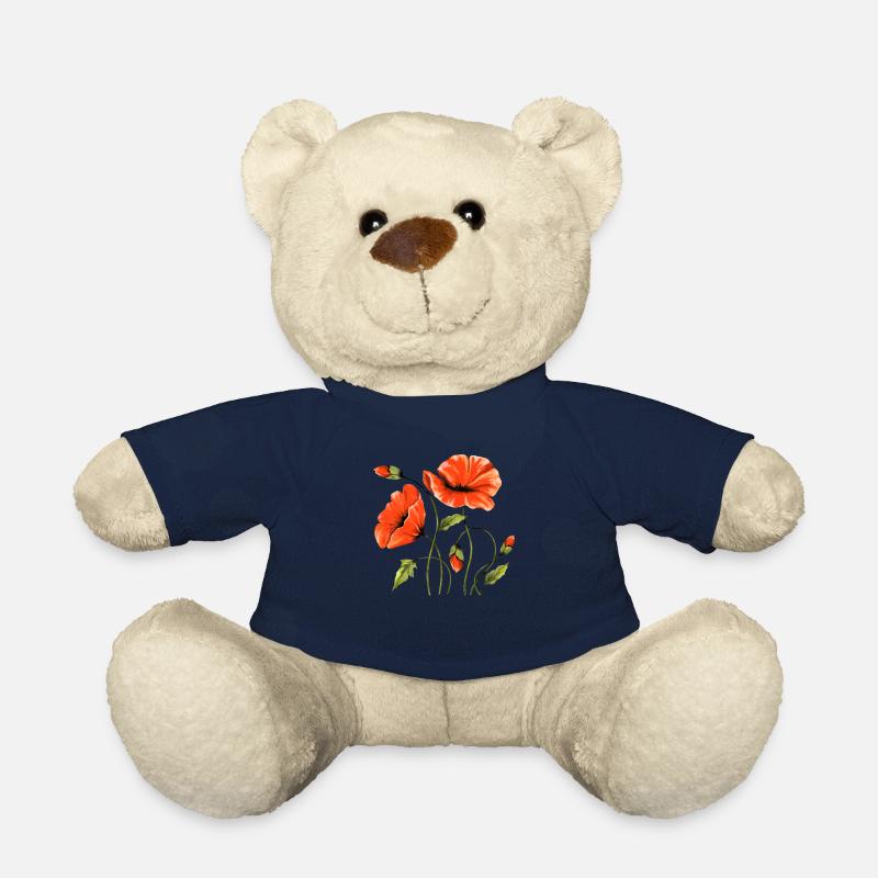 Fleur - Nounours - bleu marine