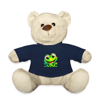 Naughty Frog - Teddy Bear - french navy - Front