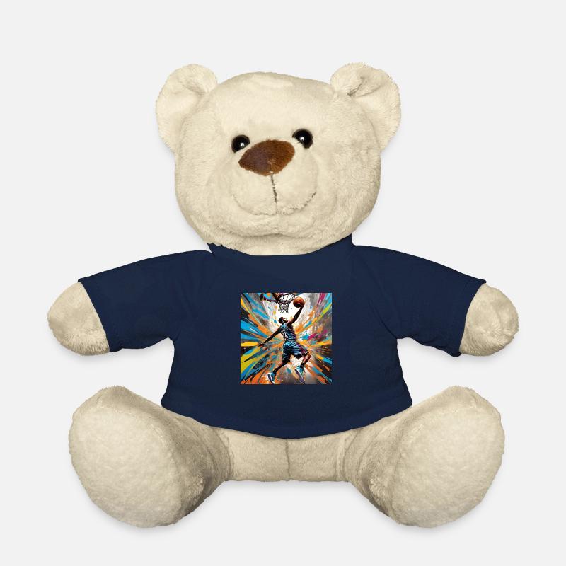 Basketball Player Color Splash - Teddy - French Navy