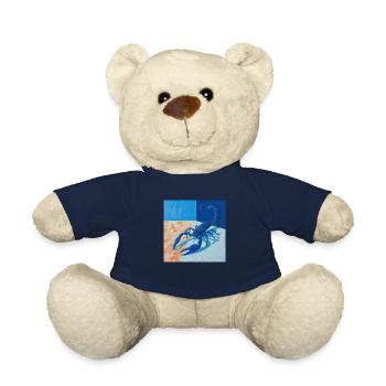 scorpion, bunt, tier, geschenk, geschenkidee - Teddy - French Navy - Vorne