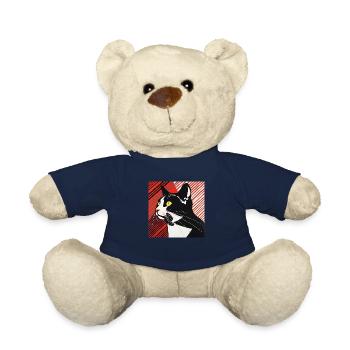 Katze, katzenmotiv - Teddy - French Navy - Vorne