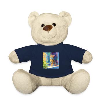 Katze, katzenmotiv - Teddy - French Navy - Vorne