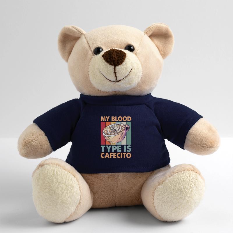 Spanisches Kaffeedesign „cafecito & Concha Lovers“ Teddy