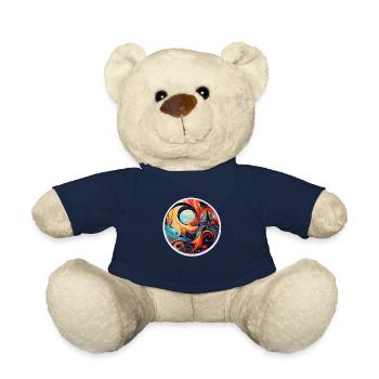abstrakte Kunst - Teddy - French Navy - Vorne