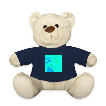 Italy Woman - Teddy Bear - french navy - Front
