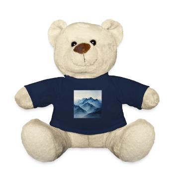 Affiche Toile Montagne 20 - Nounours - bleu marine - Devant