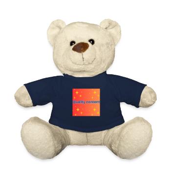 Quality content - Teddy Bear - french navy - Front