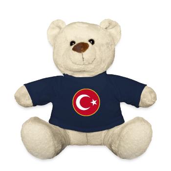 I Love Turkey, Elegance Style Design T-Shirt - Teddy Bear - french navy - Front