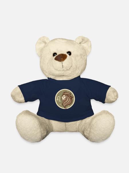 Design « Majesté dorée » - Nounours - bleu marine