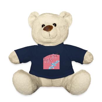 Sakura - Teddy Bear - french navy - Front