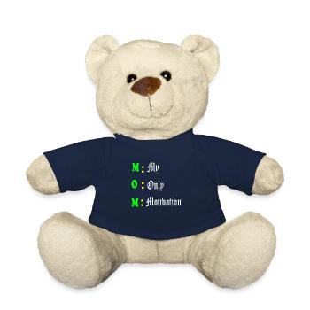 Mother's Motivation Design - Teddy Bear - french navy - Front
