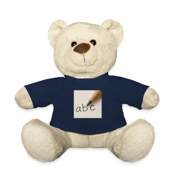 Writing - Teddy Bear - french navy - Front
