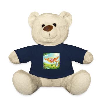 Voyage imaginatif du dragon - Nounours - bleu marine - Devant
