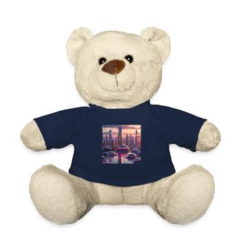Art - Teddy Bear - french navy - Front