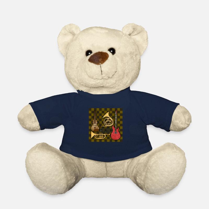 Instruments de musique - Nounours - bleu marine