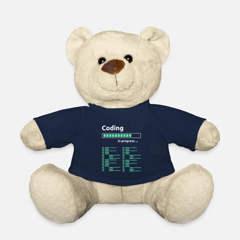 Coding in progress - Nounours - bleu marine