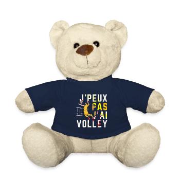 J'peux pas jai Volley - Nounours - bleu marine - Devant
