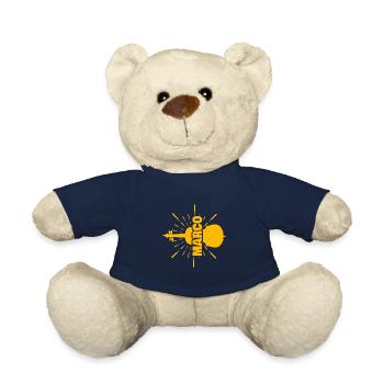 Marco as a first name - Teddy Bear - french navy - Front