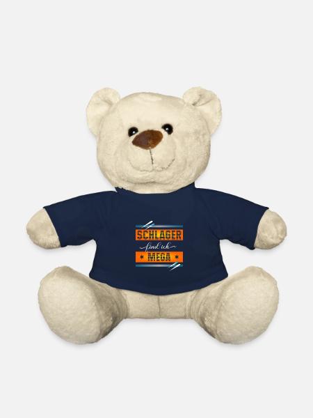Schlager I find mega - Teddy Bear - french navy