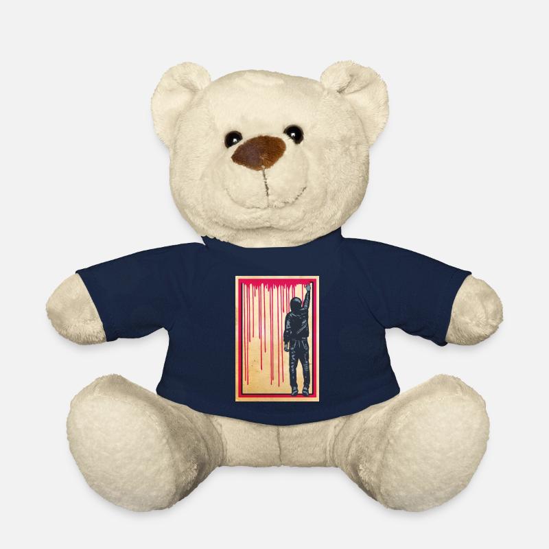 STREET ART - SPRAY BOY Poster - Teddy - French Navy