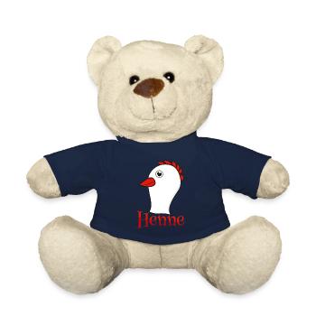 Partner shirt hen - Teddy Bear - french navy - Front