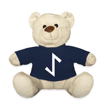 Character rune symbol gift Spirit Celtic - Teddy Bear - french navy - Front
