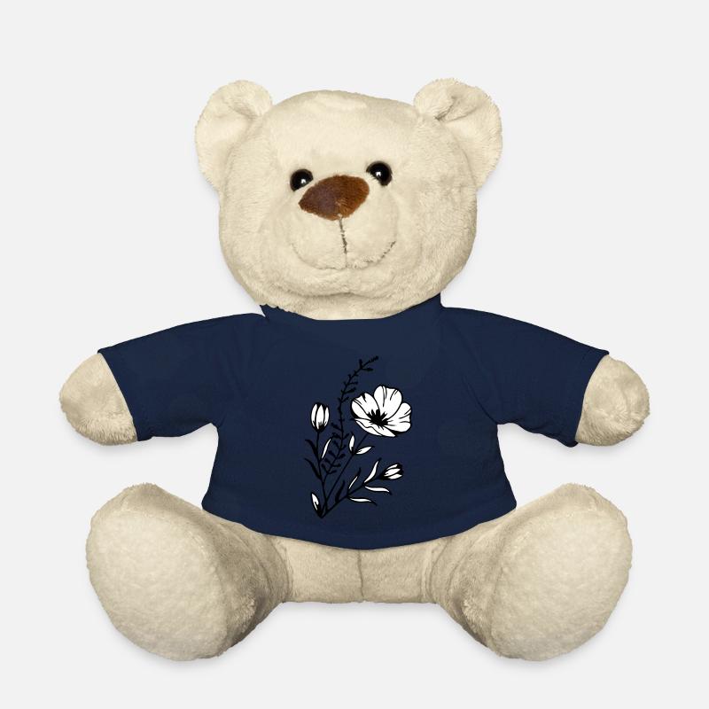 Flower Power - Teddy - French Navy