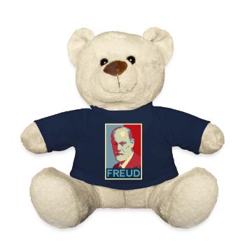 Sigmund Freud motif - Teddy Bear - french navy - Front