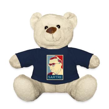 Jean-Paul Sartre Shirt - Teddy - French Navy - Vorne