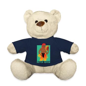 Masculine queen - Teddy Bear - french navy - Front