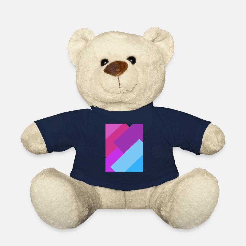 Bi Geometrics - Teddy Bear - french navy
