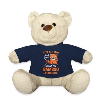 Red Panda Zitat für einen Red Panda Zoowärter - Teddy - French Navy - Vorne
