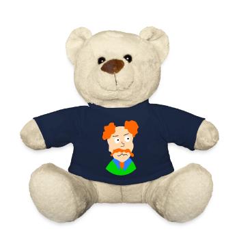 grand father portrai - Teddy Bear - french navy - Front